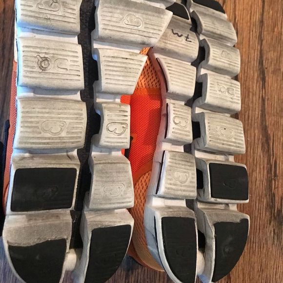 On Cloud Terry Cloudtec Orange Lightweight Bungee Lace Running Shoes eu42 us8.5